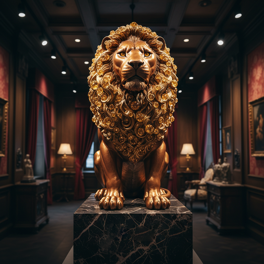 The Simha – Throne Guardian Lion