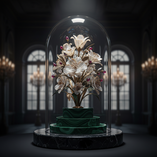 The "Eternal Bloom" Crystal Sculpture